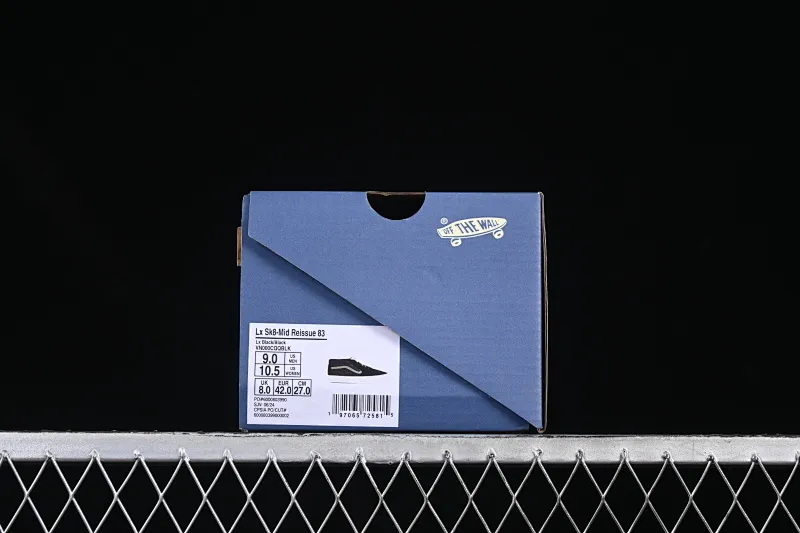 All categories Vans Vans series Vans Mid Vans China Vans Premium Sk8-Mid Vans official retro casual mid-top skateboard shoes VN000CQQBLK